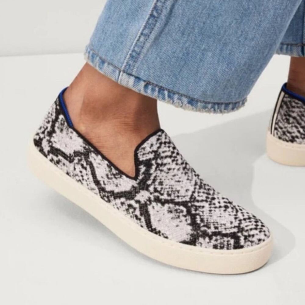 Rothy's Women's The Original Slip On Sneaker in Python Size 10